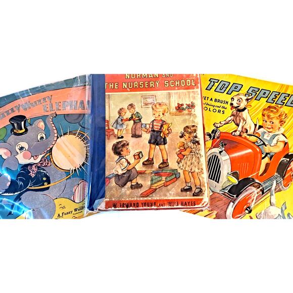 Three Quaint and Wonderful Vintage Children's Books (1940's) - Picture 1 of 16